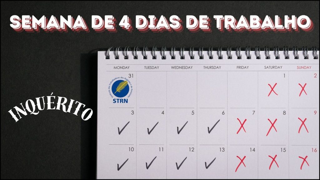 Inquério – semana de 4 dias de trabalho – 06.03.2024