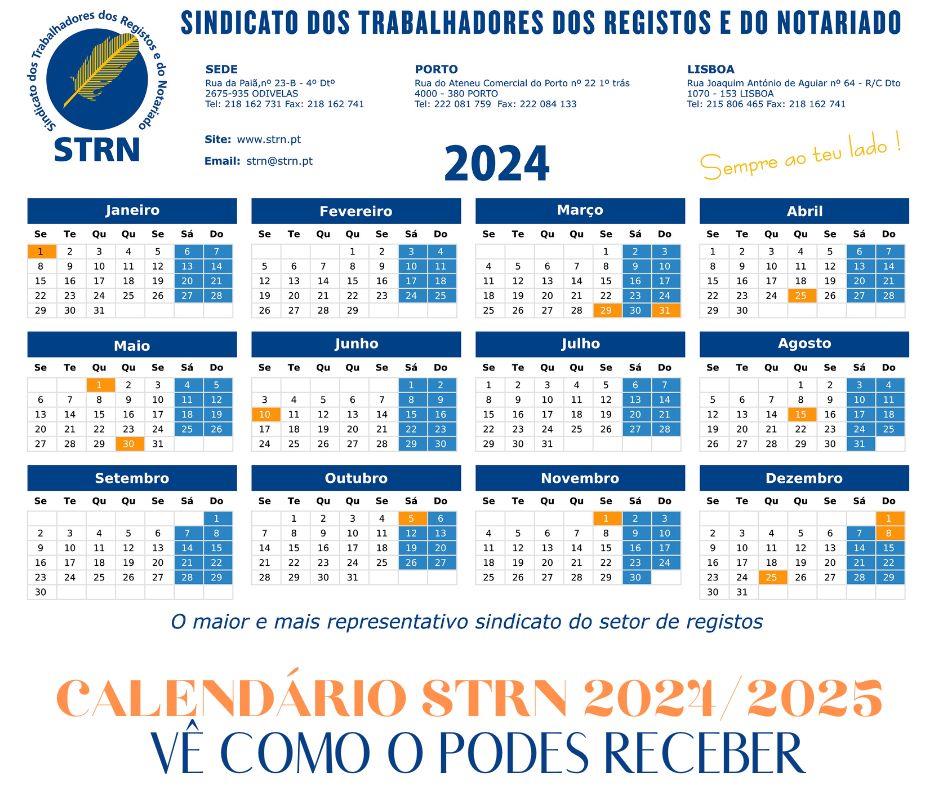 Calendários – 22.01.2024